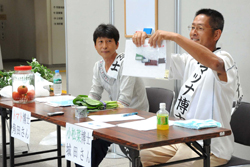 トマト博士と小松菜博士